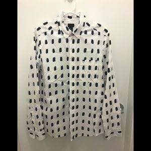 ❤️H&M dot long sleeves shirt S❤️